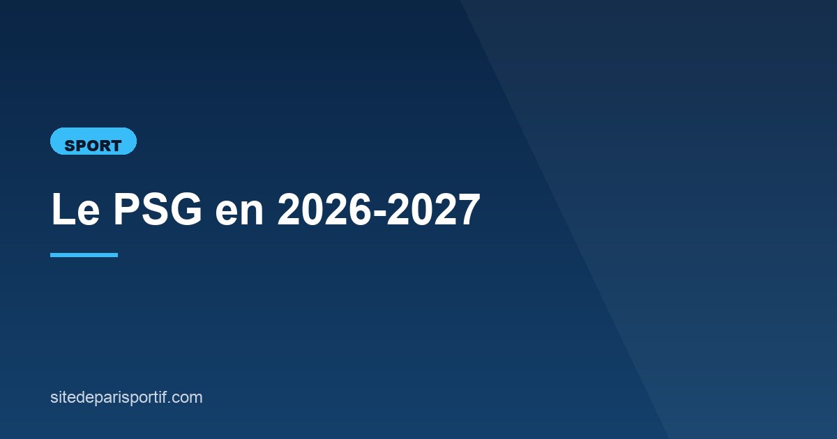 Illustration de l'article consacré au PSG en 2026-2027